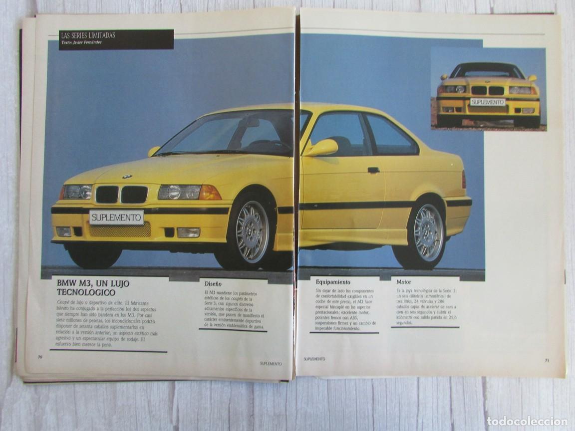 Coleccionismo de Revistas y Peri&oacute;dicos: RECORTE REVISTA SUPLEMENTO SEMANAL 27 DICIEMBRE 1992 BMW M3. 3 P&Aacute;GS