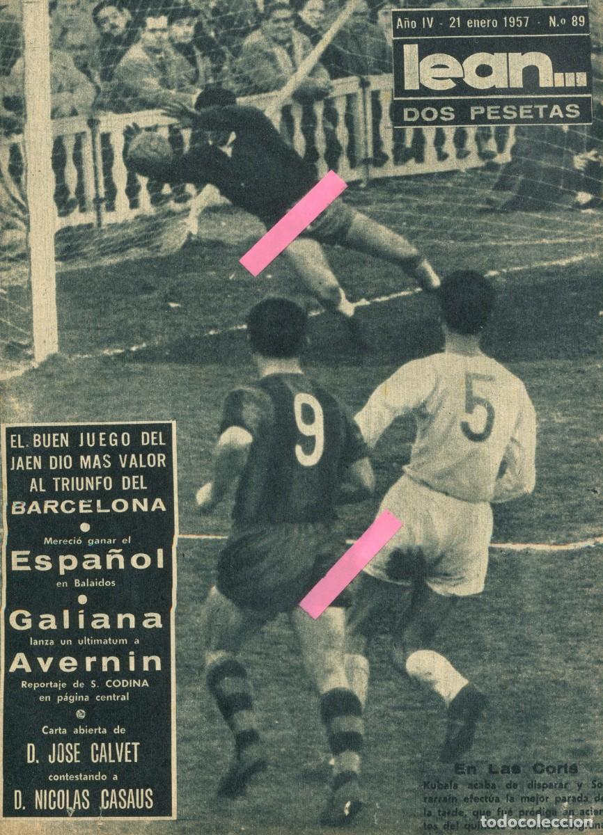 Coleccionismo de Revistas y Peri&oacute;dicos: PERIODICO A&Ntilde;O 1957 KUBALA PORTERO JUAN JOSE SORARRAIN OSASUNA REAL MADRID INDAUCHU RAYO GERONA