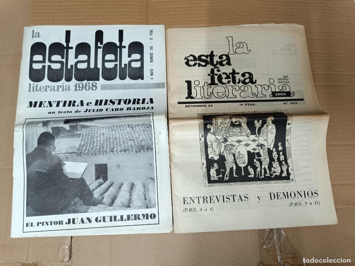 Collection Magazines and Newspapers: Lote de 2 revistas Estafeta literaria, 1966 y 1968 -P3