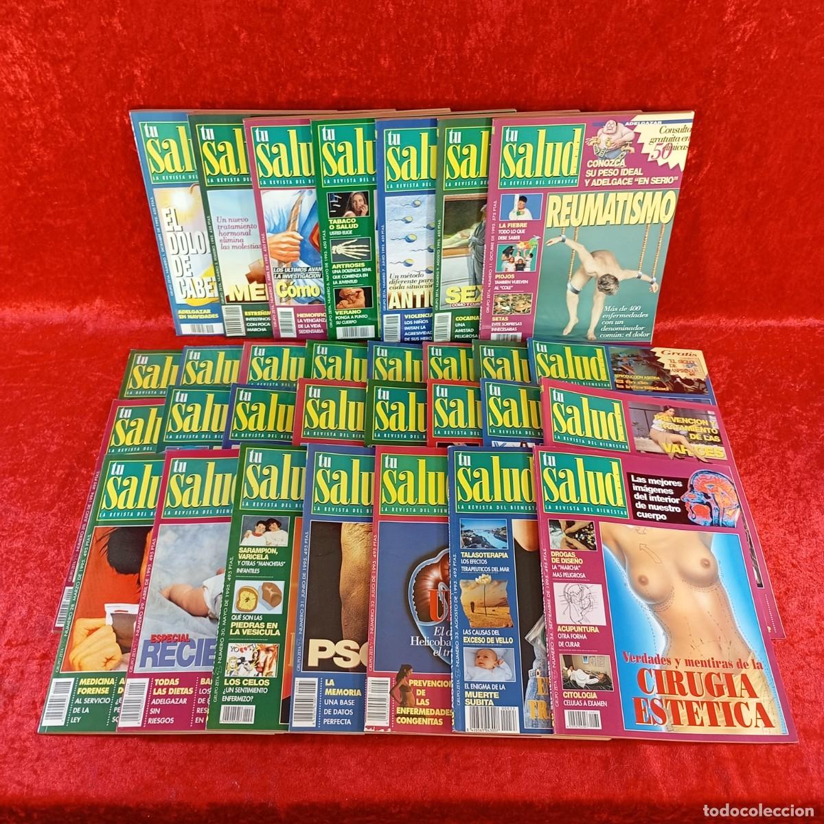 Coleccionismo de revistas y peri&oacute;dicos: TU SALUD - GRUPO ZETA - LOTE 30 REVISTAS DE BIENESTAR - VER N&Uacute;MEROS EN LAS FOTOS / 9864