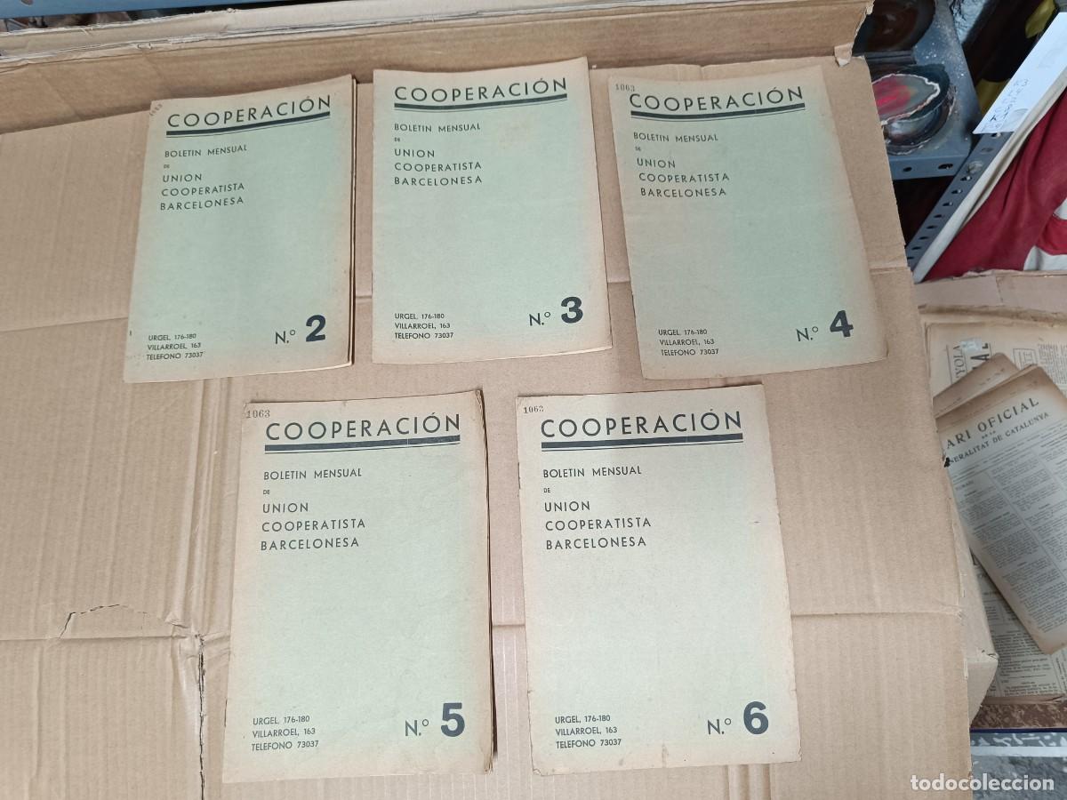 Collectionnisme de Revues et Journaux: LOTE 5 ANTIGUAS REVISTAS COOPERACION DE 1935, BOLETIN UNION COOPERATISTA BARCELONA, REPUBLICA - P3