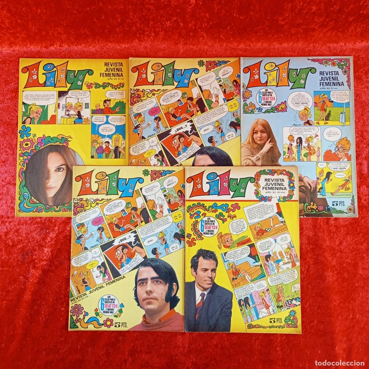 Coleccionismo de revistas y peri&oacute;dicos: LILY - REVISTA JUVENIL FEMENINA - LOTE 5 REVISTAS - VER N&Uacute;MEROS EN LAS FOTOS / 9965
