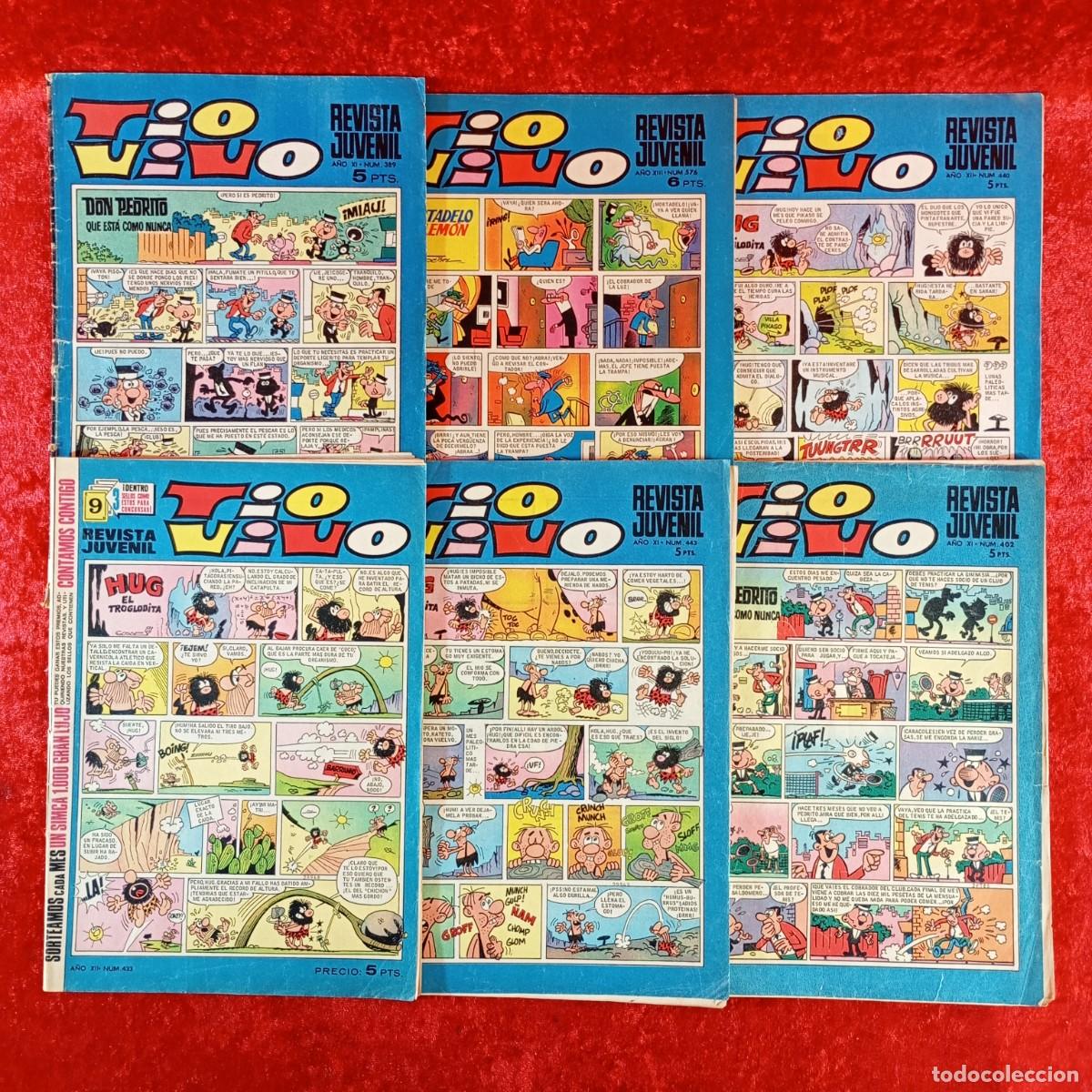 Coleccionismo de revistas y peri&oacute;dicos: TIO VIVO - REVISTA JUVENIL - LOTE 6 REVISTAS - VER N&Uacute;MEROS EN LAS FOTOS / 9969