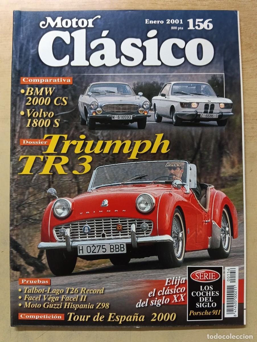 Coleccionismo de Revistas y Peri&oacute;dicos: Motor Cl&aacute;sico 156 enero 2001 Triumph TR3
