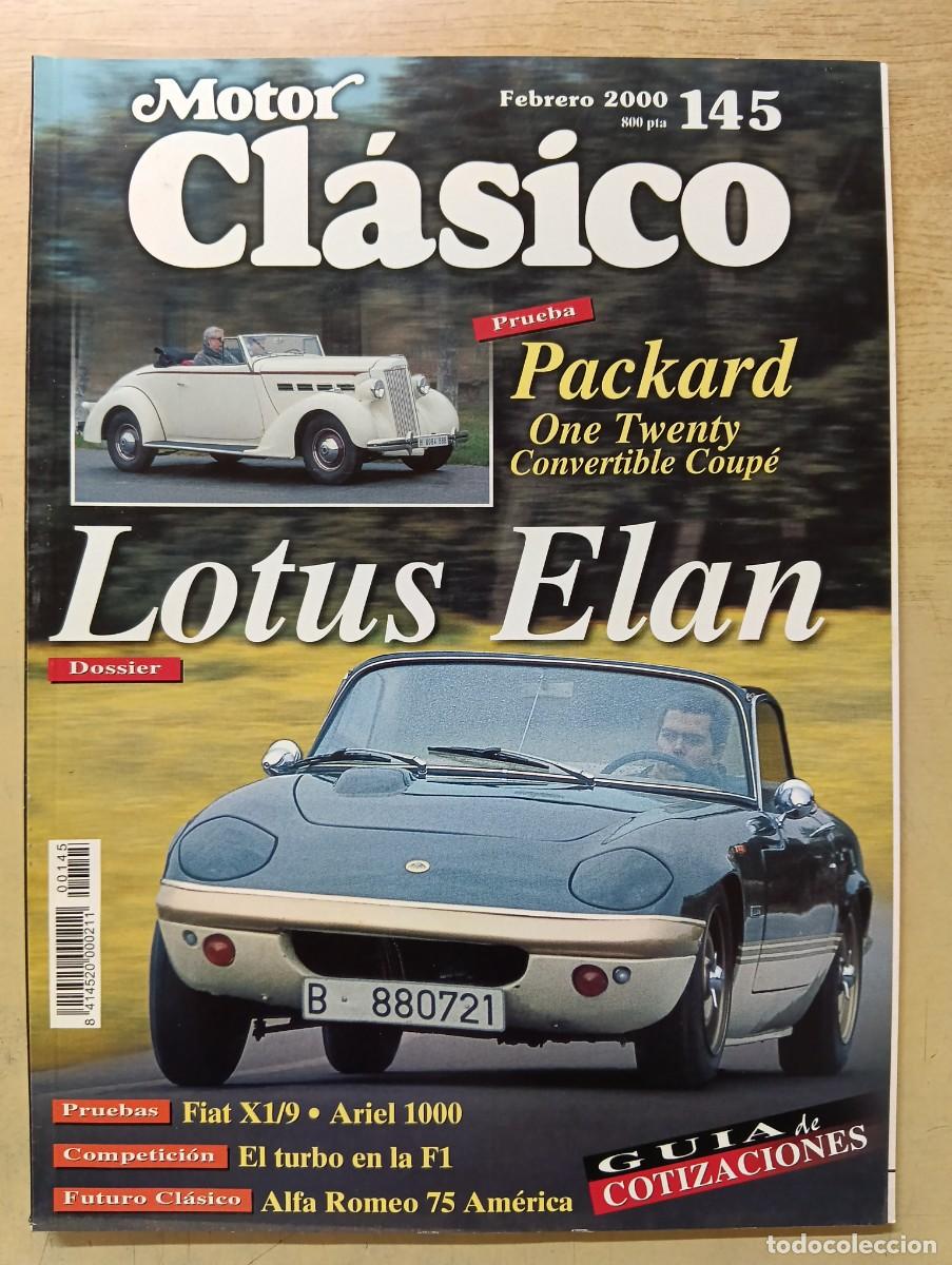 Coleccionismo de Revistas y Peri&oacute;dicos: Motor Cl&aacute;sico 145 febrero 2000 Lotus Elan