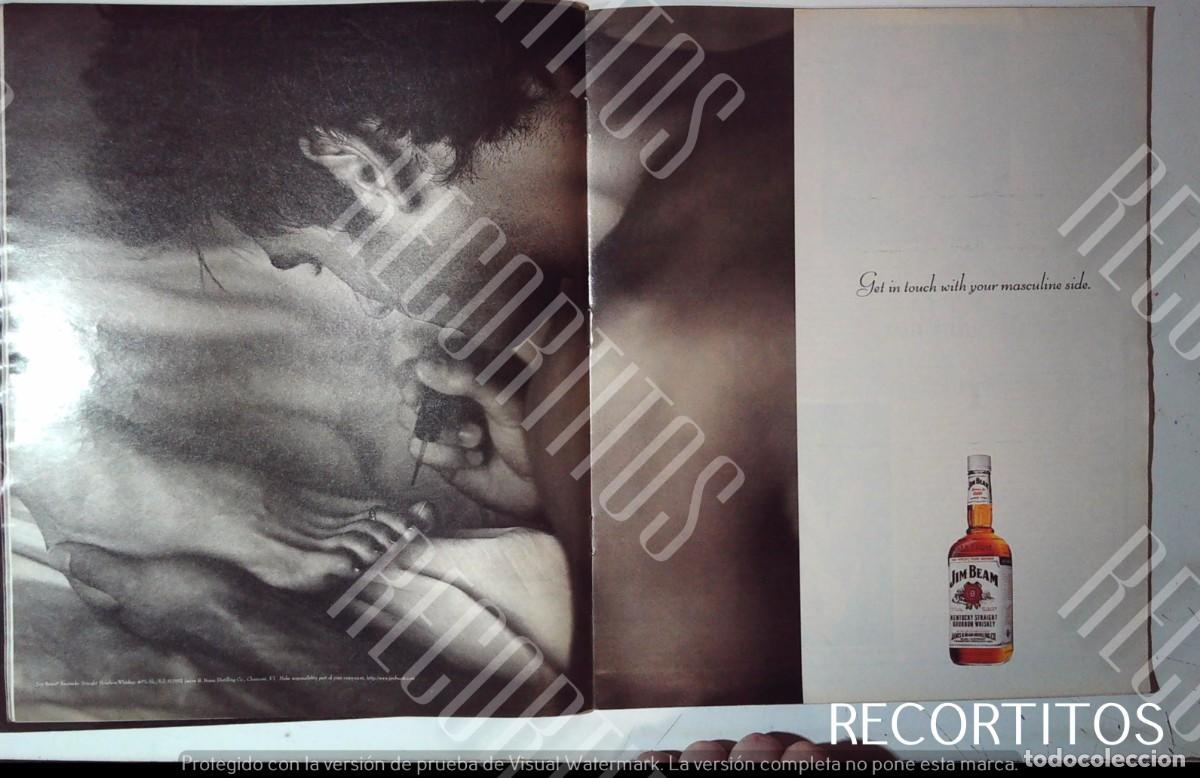 Coleccionismo de Revistas y Peri&oacute;dicos: JIM BEAN WHISKY BOURBON ANUNCIO AMERICANO