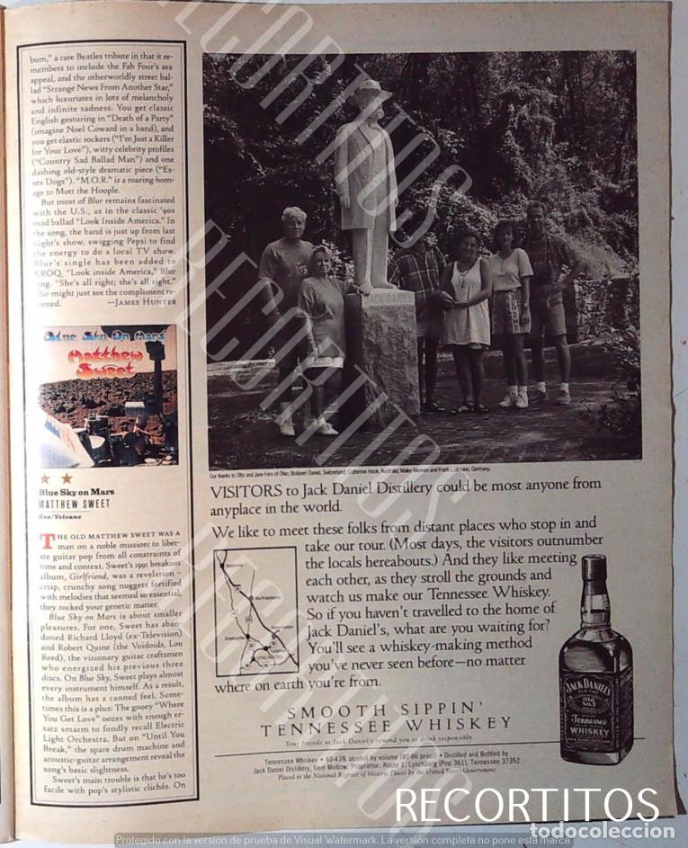Coleccionismo de Revistas y Peri&oacute;dicos: JACK DANIELS WHISKY ANUNCIO PUBLICIDAD ANUNCIO AMERICANO
