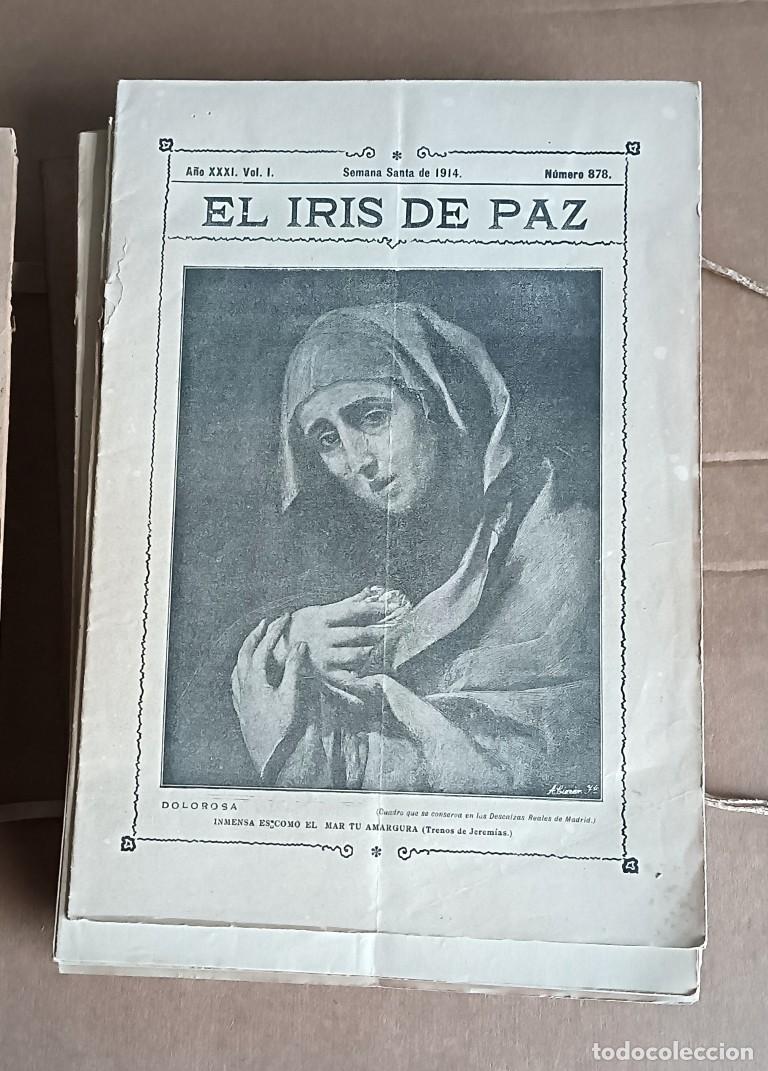 Collectionnisme de Revues et Journaux: Lote EL IRIS DE PAZ 1914 &ndash; 1915 // Prensa asociada la grande obra