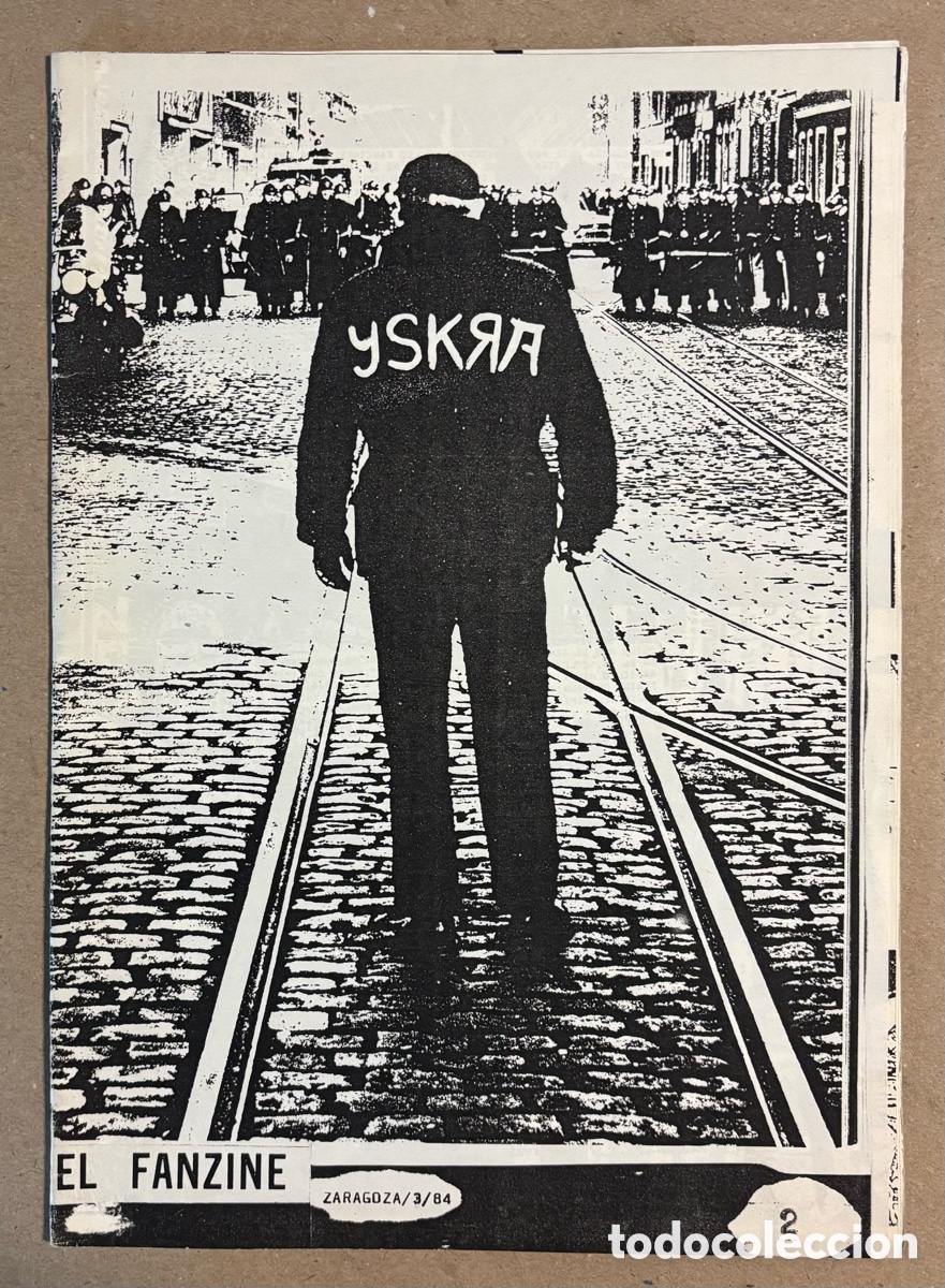 Coleccionismo de Revistas y Peri&oacute;dicos: YSKRA EL FANZINES N&deg; 2 (ZARAGOZA 1984). HIST&Oacute;RICO FANZINE ORIGINAL ANARQUISTA