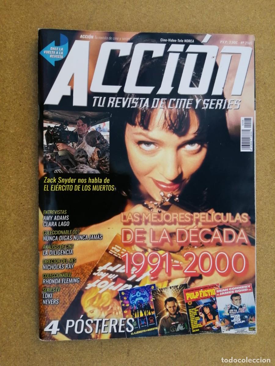 Coleccionismo de revistas y peri&oacute;dicos: REVISTA ACCION (NUMERO 2015) LAS MEJORES PELICULAS DE LA DECADA 1991 - 2000 (NO LLEVA LOS POSTER)