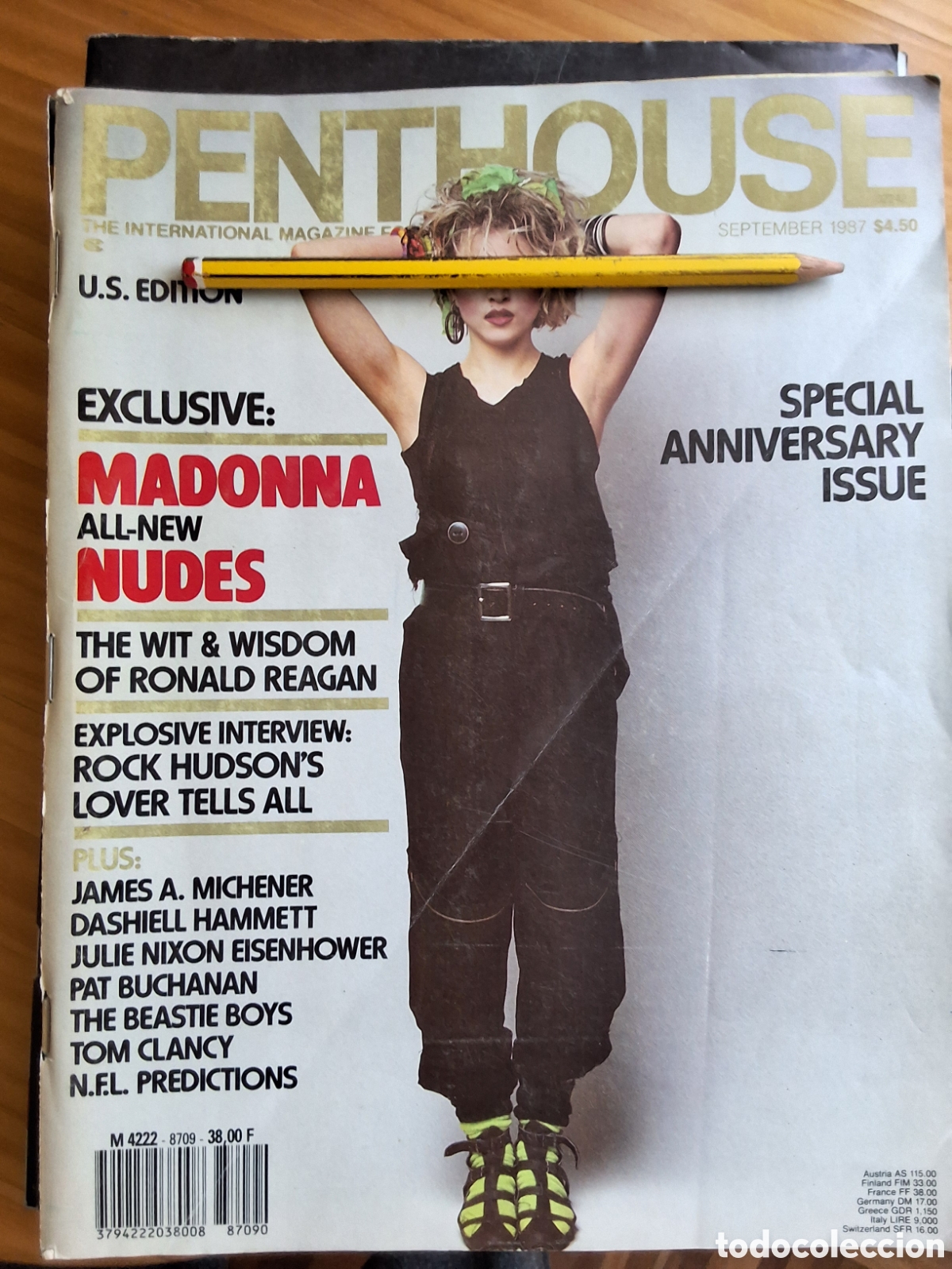 Coleccionismo de Revistas y Peri&oacute;dicos: Penthouse americano revista er&oacute;tica desnudos mujeres 1987/9 Madonna