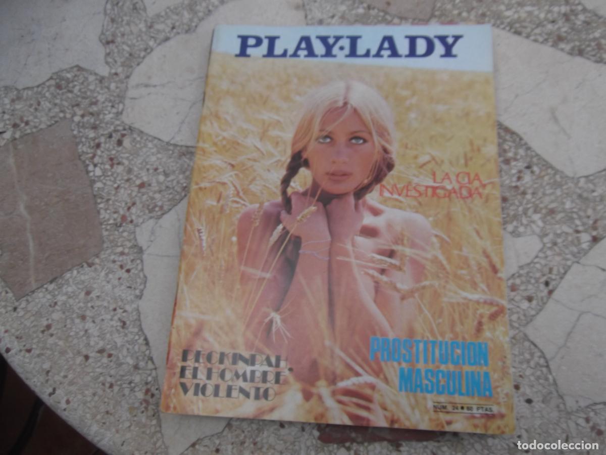 Coleccionismo de revistas y peri&oacute;dicos: play-lady n&ordm; 24, erotica, prostitucion masculina, silva mu&ntilde;oz, william miller, sam peckinpah,