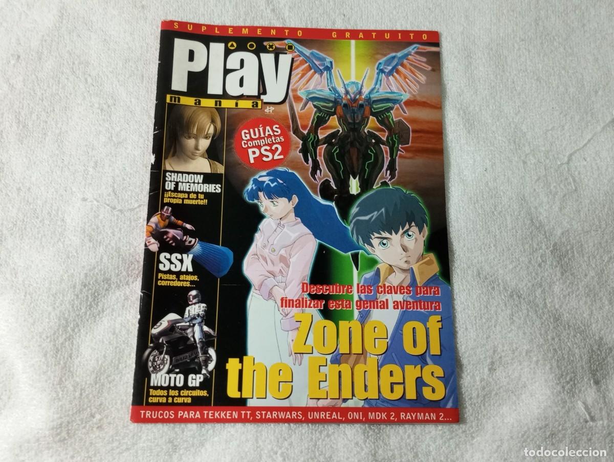 Coleccionismo de Revistas y Peri&oacute;dicos: PLAYMANIA : ANTIGUA GUIA PLAY STATION ZONE OF THE ENDERS SHADOW OF MEMORIES A&Ntilde;O 2000
