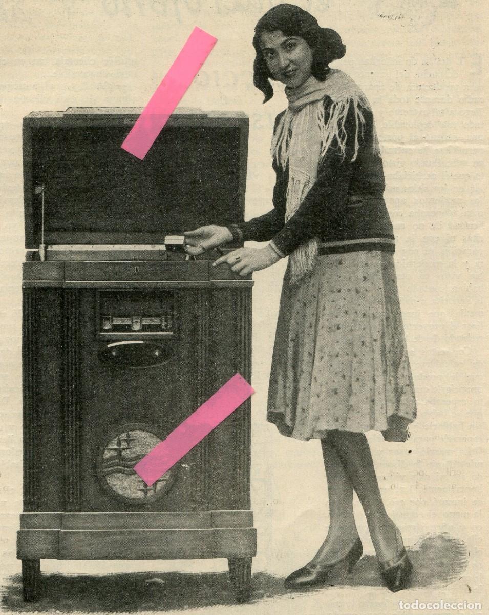 Coleccionismo de revistas y peri&oacute;dicos: REVISTA ENTERA A&Ntilde;O 1931 DOS FOTOS DE MISS ANDALUCIA ESCUCHANDO MUSICA LUCIA ARJONA RADIO EN IBIZA