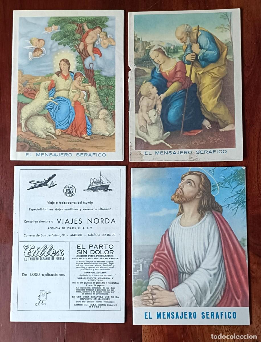 Coleccionismo de Revistas y Peri&oacute;dicos: 4 revista del Mensajero ser&aacute;fico 1955 y 1956