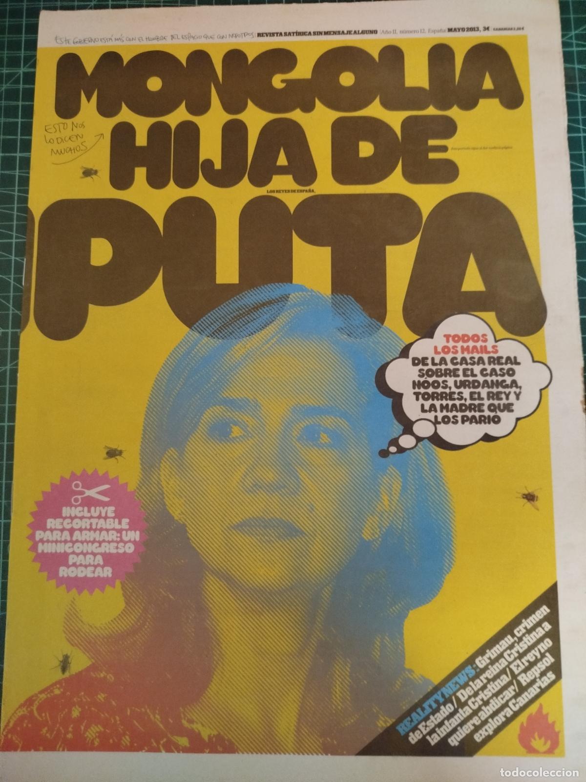 Coleccionismo de revistas y peri&oacute;dicos: REVISTA MONGOLIA N&ordm; 12 MONGOLIA HIJA DE PUTA SAT&Iacute;RICA POL&Iacute;TICA