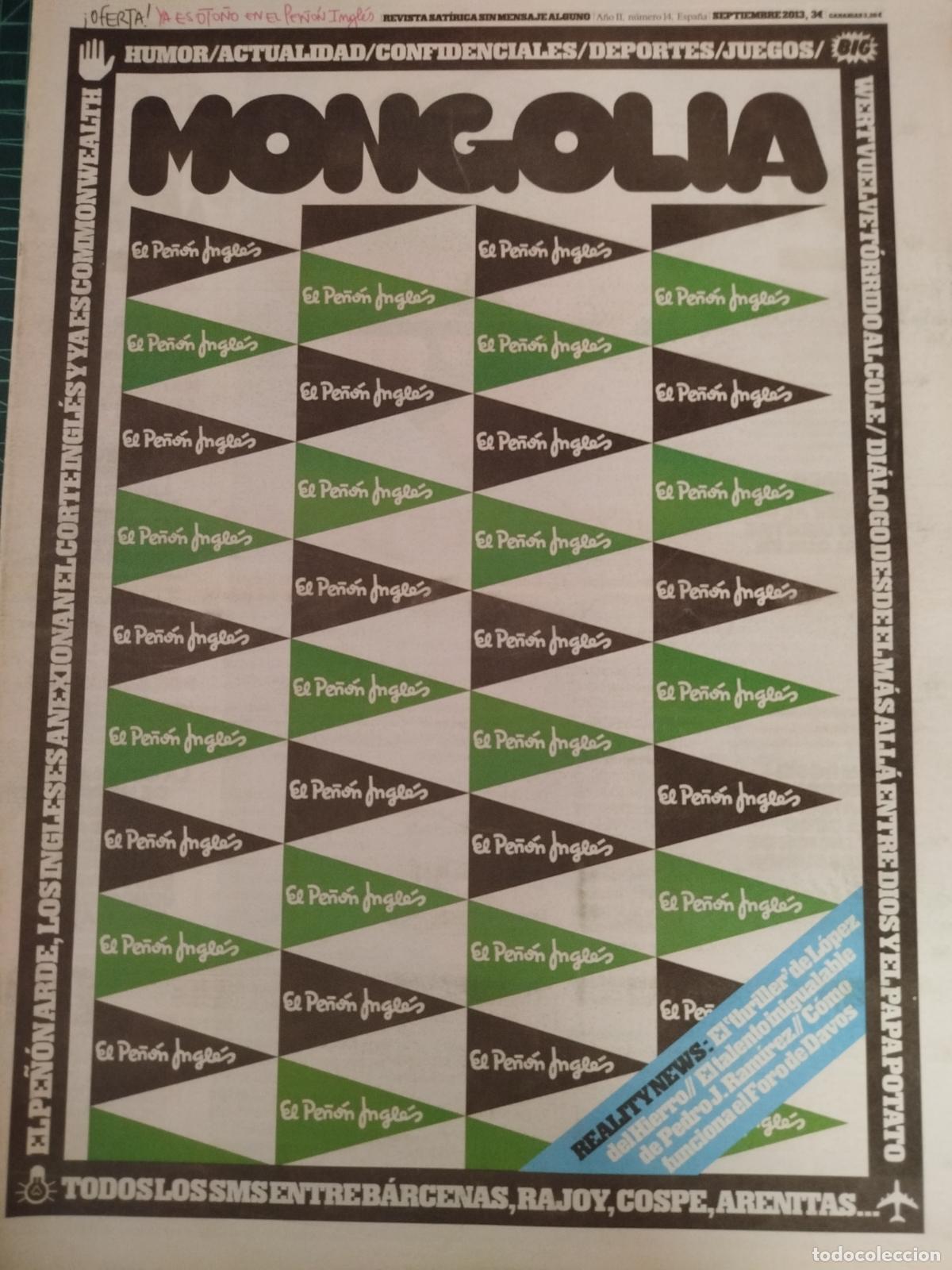 Coleccionismo de revistas y peri&oacute;dicos: REVISTA MONGOLIA N&ordm; 14 SAT&Iacute;RICA POL&Iacute;TICA