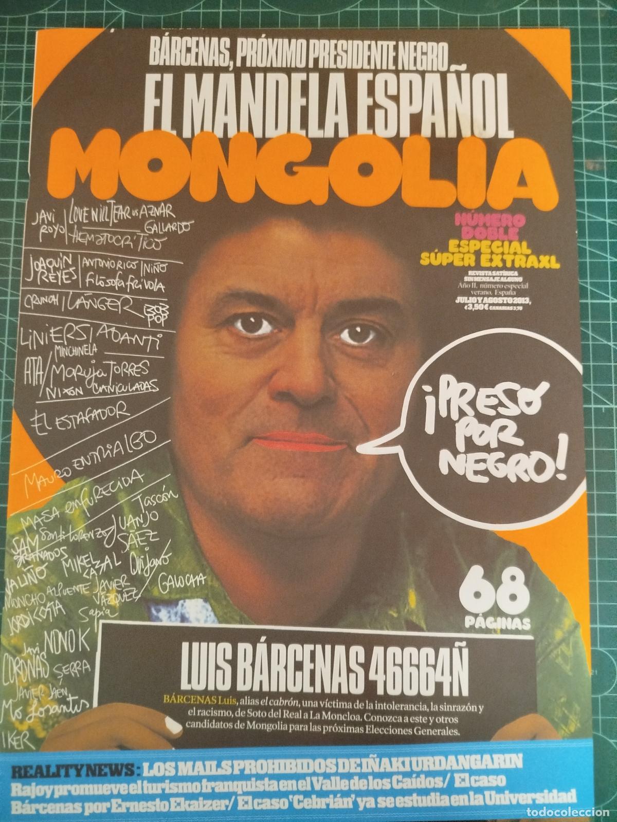 Coleccionismo de revistas y peri&oacute;dicos: REVISTA MONGOLIA ESPECIAL VERANO 2013 SAT&Iacute;RICA POL&Iacute;TICA
