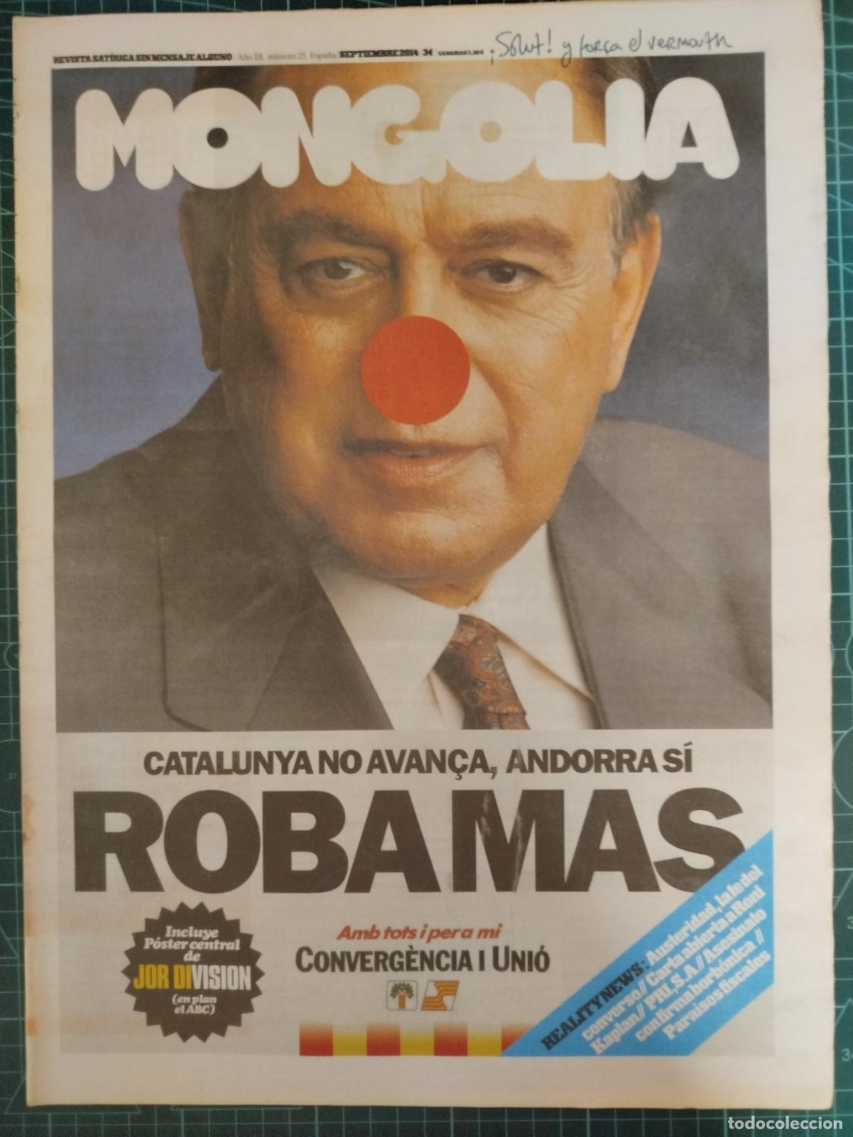 Coleccionismo de revistas y peri&oacute;dicos: REVISTA MONGOLIA N&ordm; 26 ROBA MAS SAT&Iacute;RICA POL&Iacute;TICA