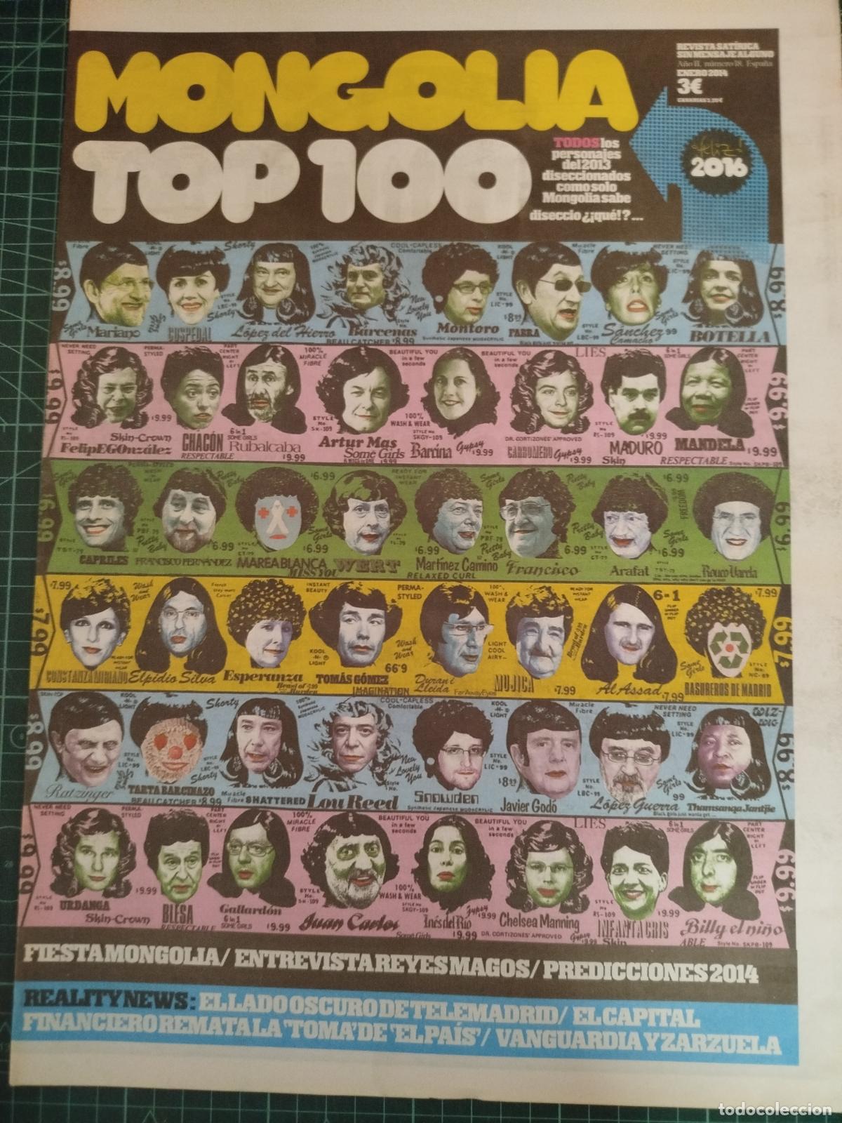 Coleccionismo de revistas y peri&oacute;dicos: REVISTA MONGOLIA N&ordm; 18 TOP 100 SAT&Iacute;RICA POL&Iacute;TICA