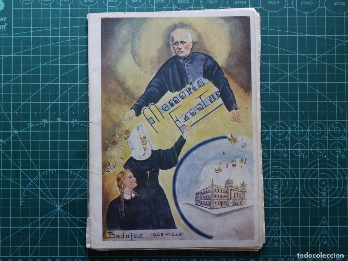 Coleccionismo de revistas y peri&oacute;dicos: ANTIGUA REVISTA COLEGIO DE RELIGIOSAS DEL SANTO ANGEL DE LA GUARDA BADAJOZ MEMORIA ESCOLAR 45-46