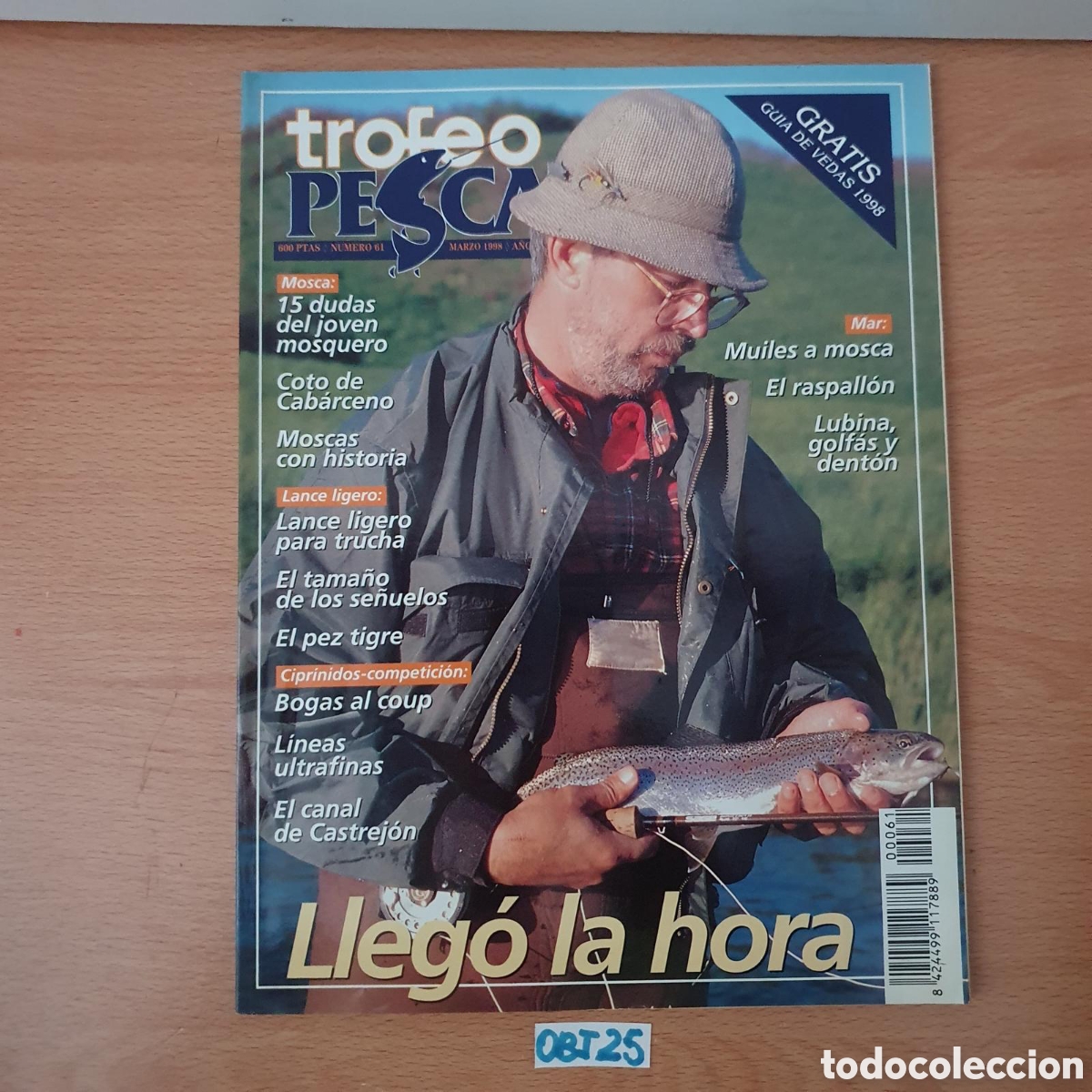 Colecionismo de Revistas e Jornais: Revista trofeo pesca lleg&oacute; la hora