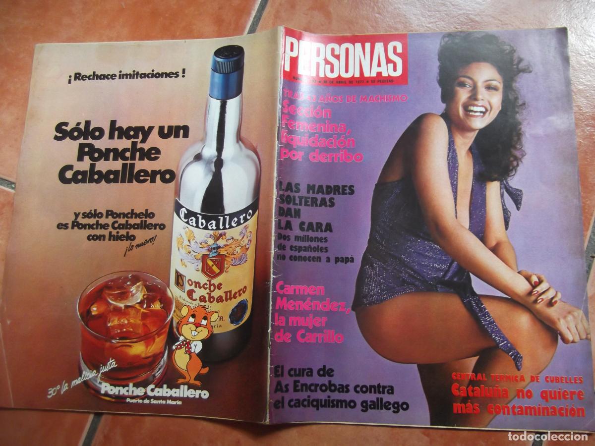 Collection Magazines and Newspapers: personas n&ordm; 182, tras 43 a&ntilde;os de machismo seccion femenina liquidacio y derribo, paola, mondy