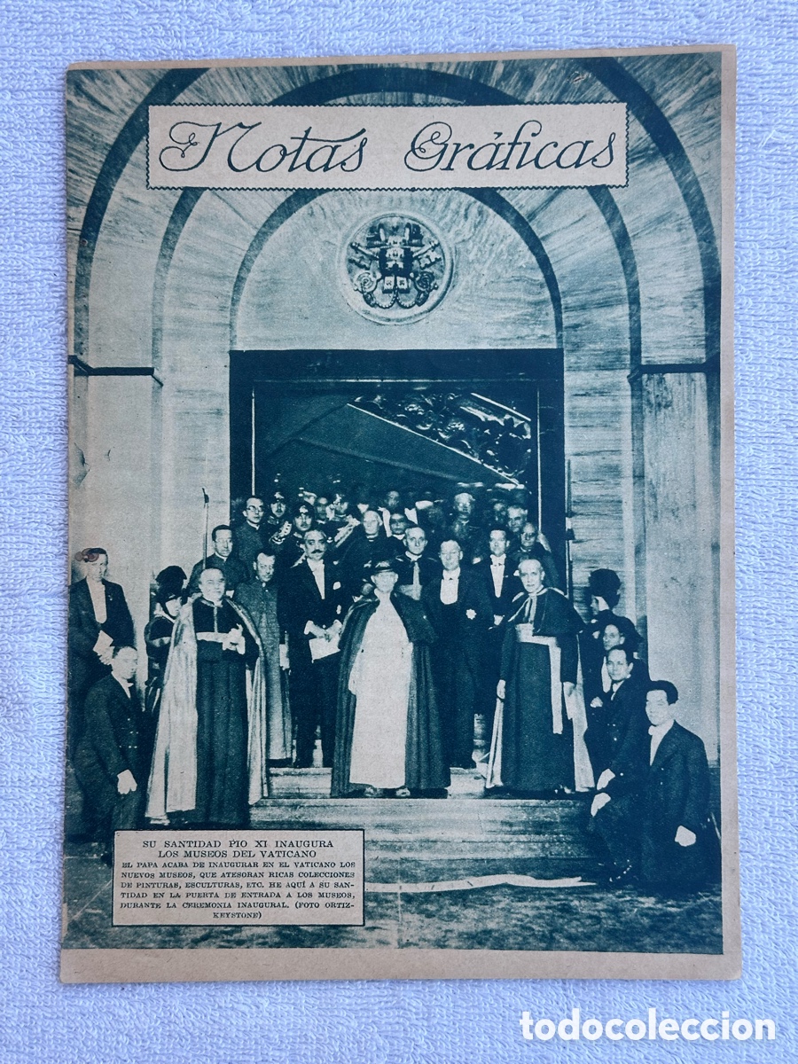 Coleccionismo de revistas y peri&oacute;dicos: REVISTA NOTAS GRAFICAS 1932