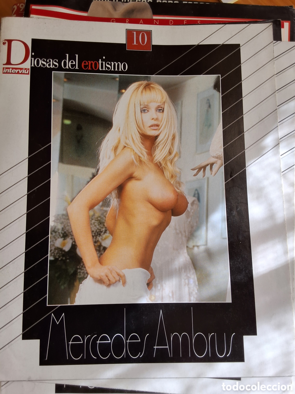 Coleccionismo de revistas y peri&oacute;dicos: Diosas del erotismo revista interviu Mercedes Ambrus n&uacute;mero 10