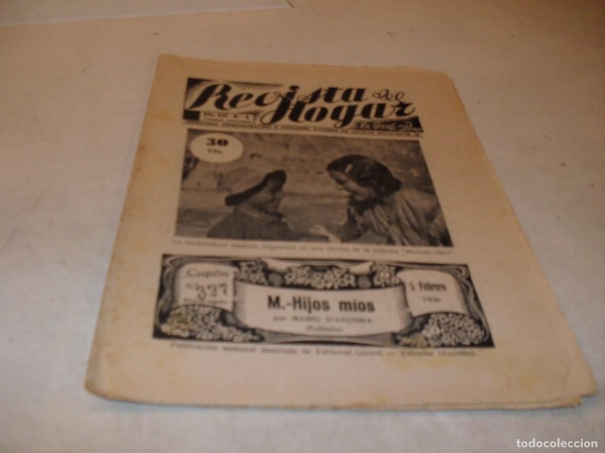 Coleccionismo de Revistas y Peri&oacute;dicos: REVISTAS DEL HOGAR N&ordm; 6 EN PORTADA IMPERIO ARGENTINA,EN MORENA CLARA.EDITA GUERRI,1934