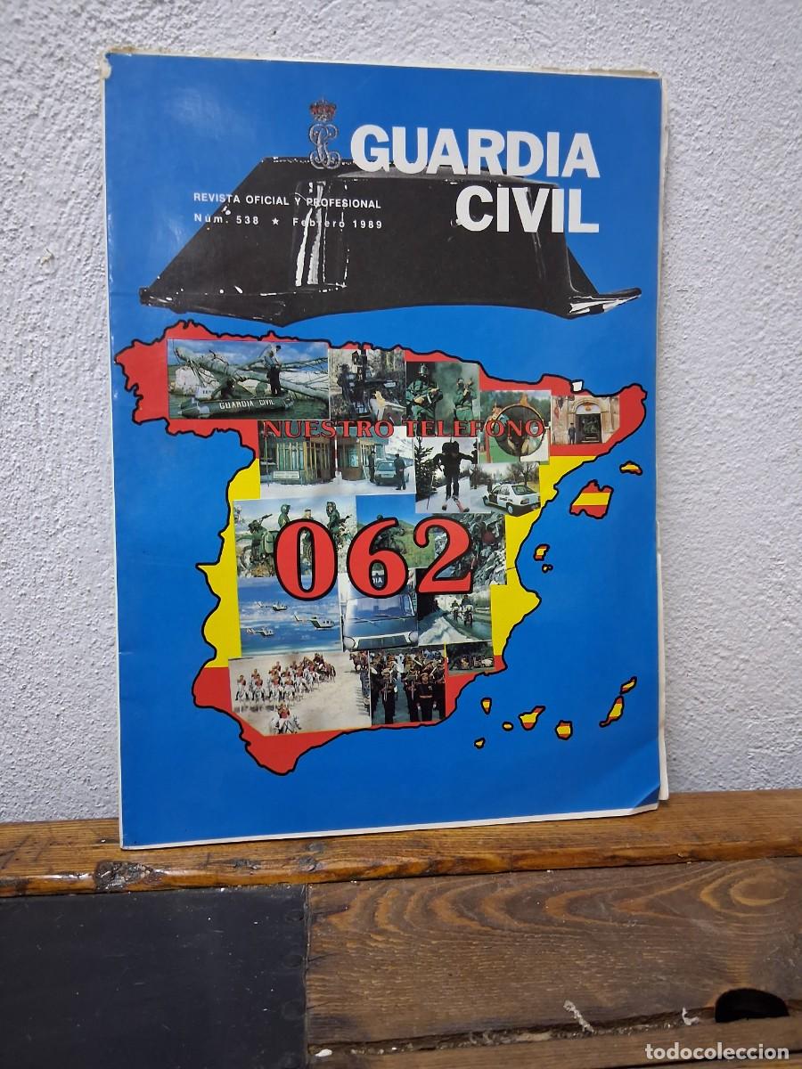Collection Magazines and Newspapers: Revista Guardia civil 538 a&ntilde;o 1989 Santillana Jugador de f&uacute;tbol Carlos Alonso Gonz&aacute;lez