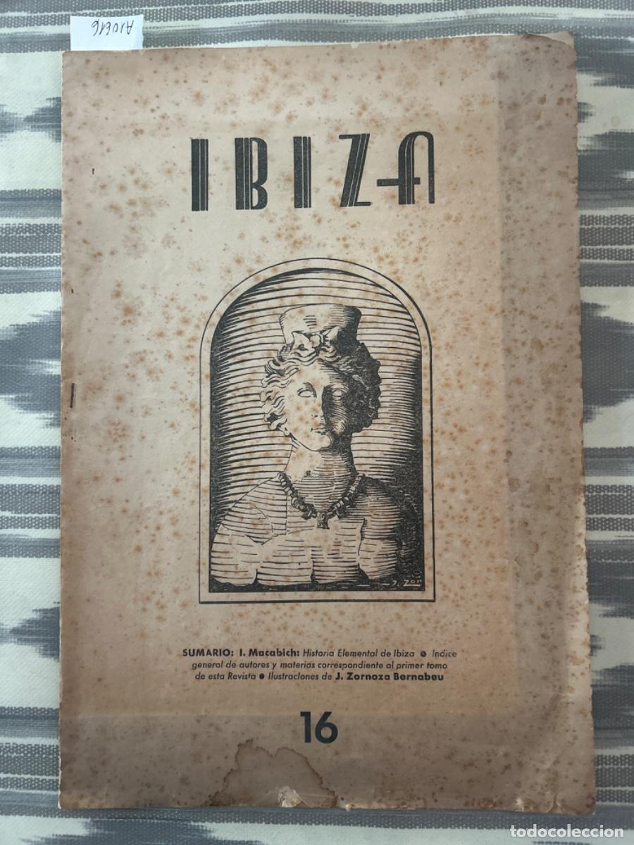 Coleccionismo de revistas y peri&oacute;dicos: IBIZA, REVISTA MENSUAL EBUSUS, 16, DICIEMBRE 1945