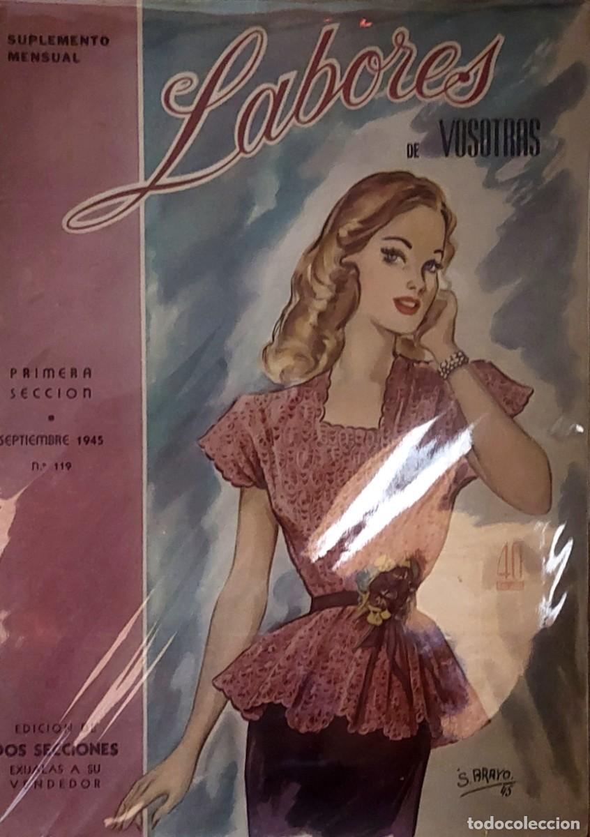 Collezionismo di Riviste e Giornali: LOTE DE 2 REVISTAS ( LABORES DE VOSOTRAS ) del 1945