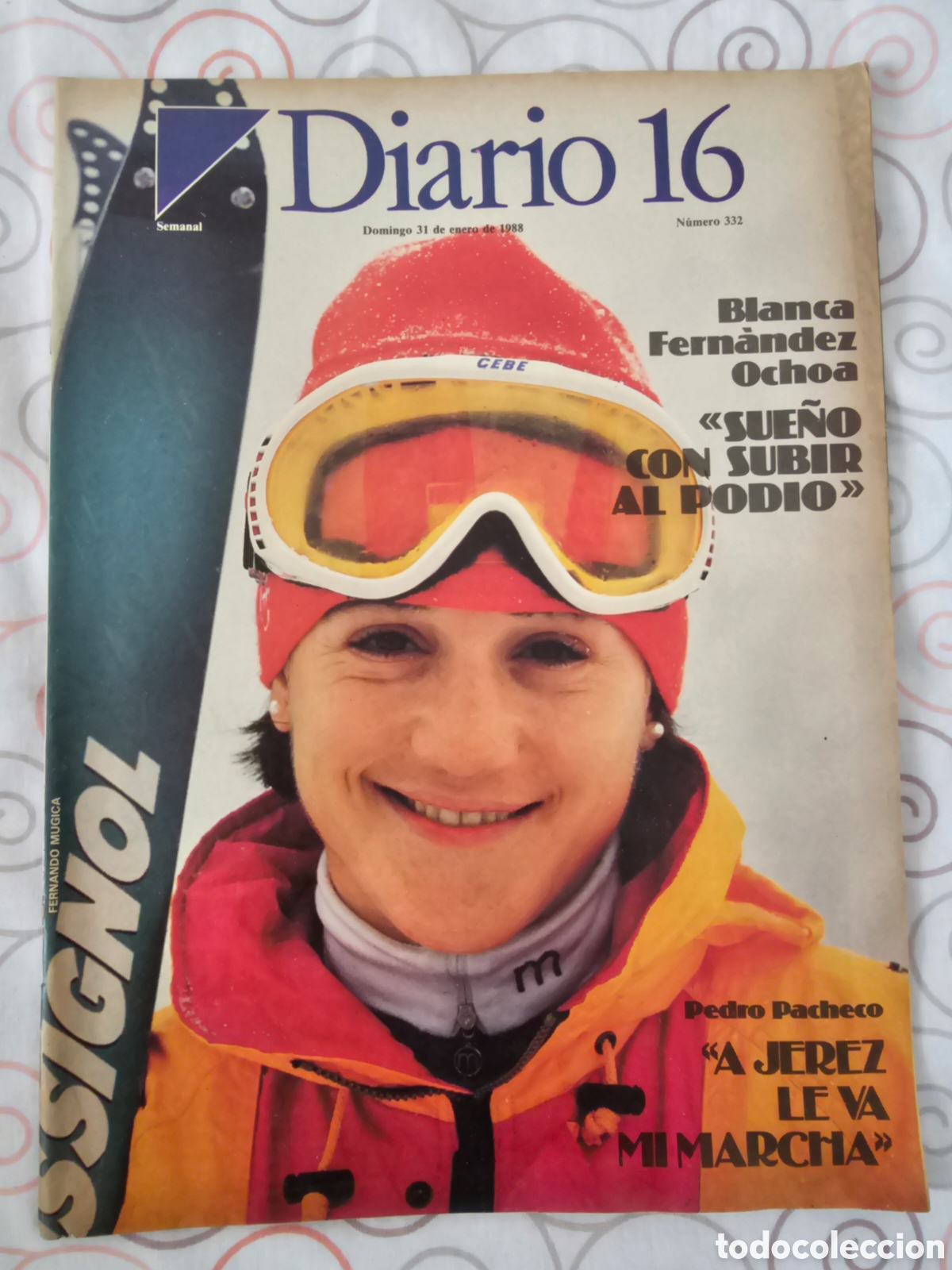 Coleccionismo de Revistas y Peri&oacute;dicos: REVISTA DIARIO 16 N&ordm; 332 1988 BLANCA FERN&Aacute;NDEZ OCHOA, PEDRO PACHECO, MU&Ntilde;ECAS, RENAULT ALPINE