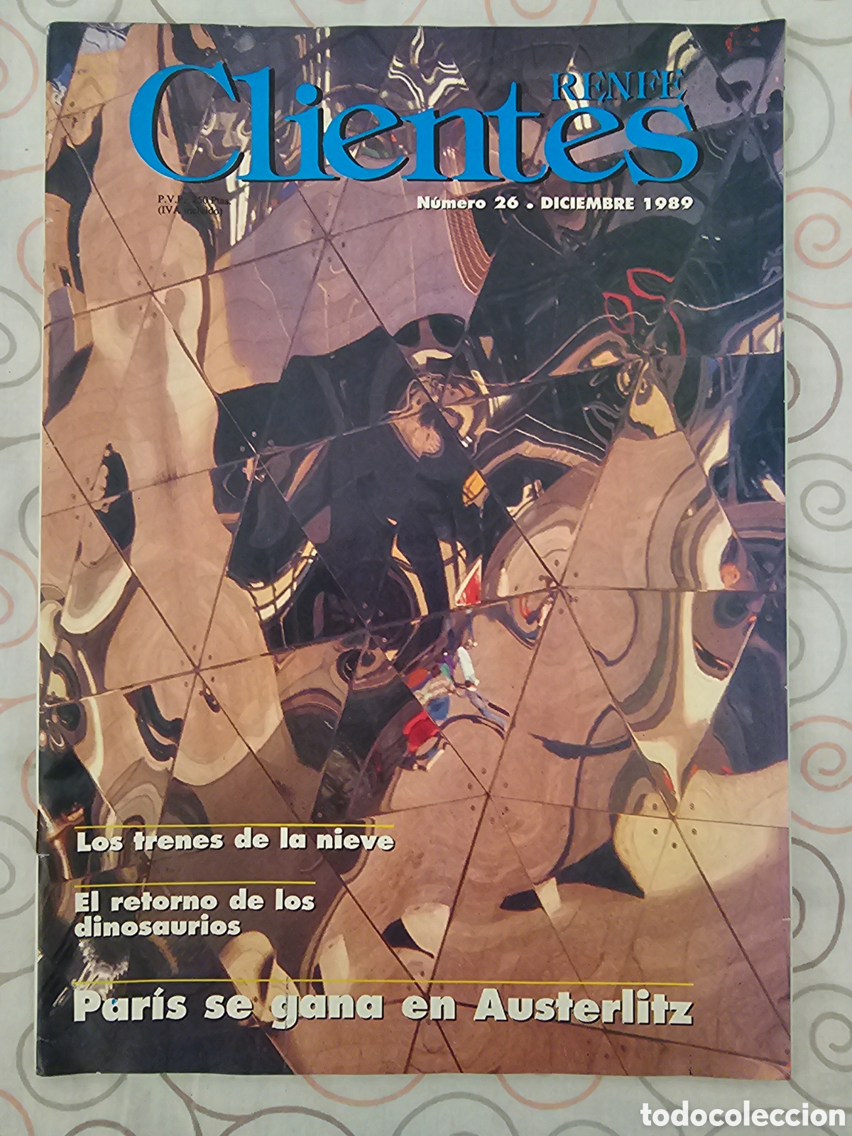 Coleccionismo de Revistas y Peri&oacute;dicos: REVISTA CLIENTES RENFE N&ordm; 26 1989 JOS&Eacute; LUIS COLL, VERA DEL TI&Eacute;TAR, LUIS GARC&Iacute;A BERLANGA, LA HEREDIA