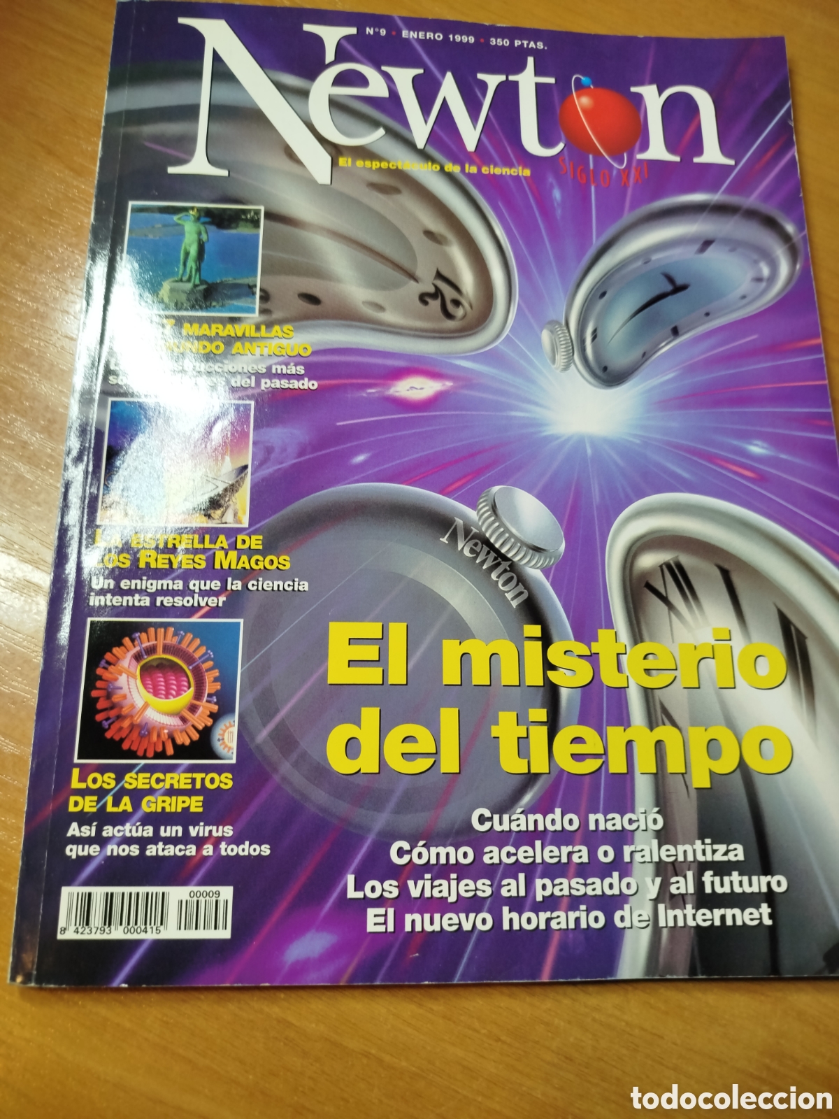 Coleccionismo de Revistas y Peri&oacute;dicos: Newton 9. Lady di. Los beatter. Estatua de la libertad. El misterio del tiempo.