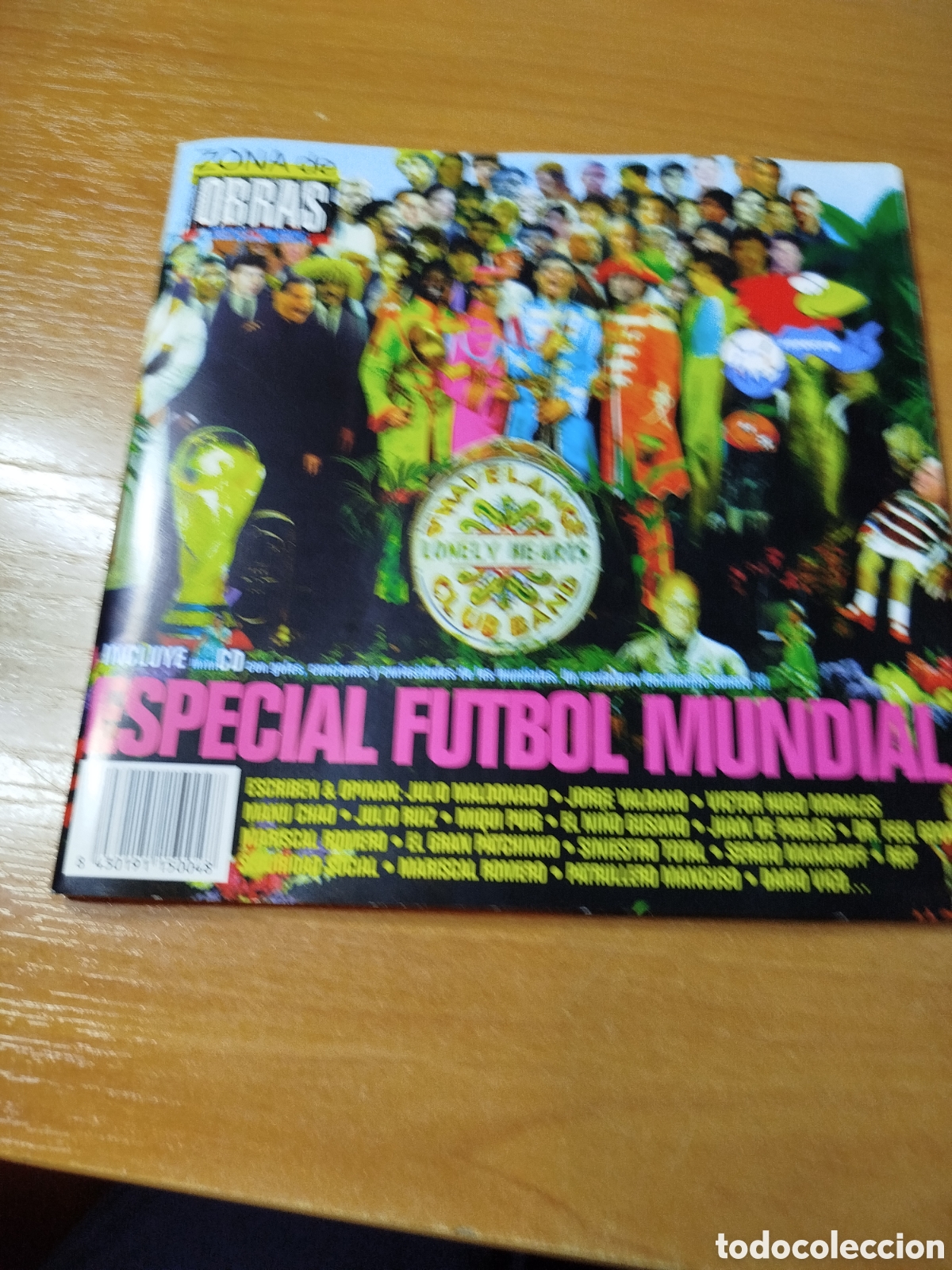 Coleccionismo de revistas y peri&oacute;dicos: Zona de obras. Especial f&uacute;tbol mundial. Maldini. Manu chao. Vicente Mariscal. No incluyas CD