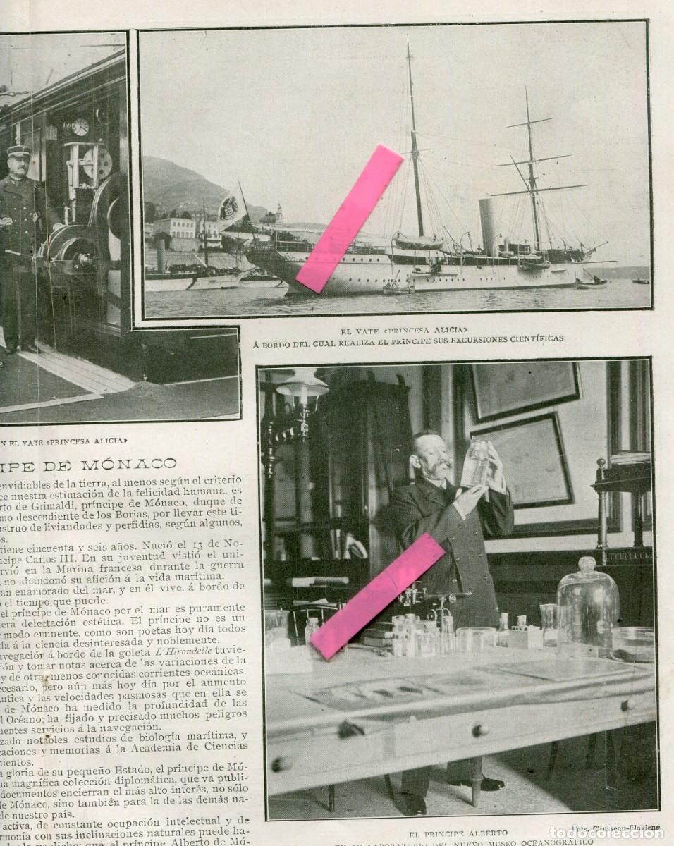 Coleccionismo de Revistas y Peri&oacute;dicos: REVISTA ENTERA A&Ntilde;O 1905 PRINCIPE DE MONACO INSTITUTO OCEANOGRAFICO