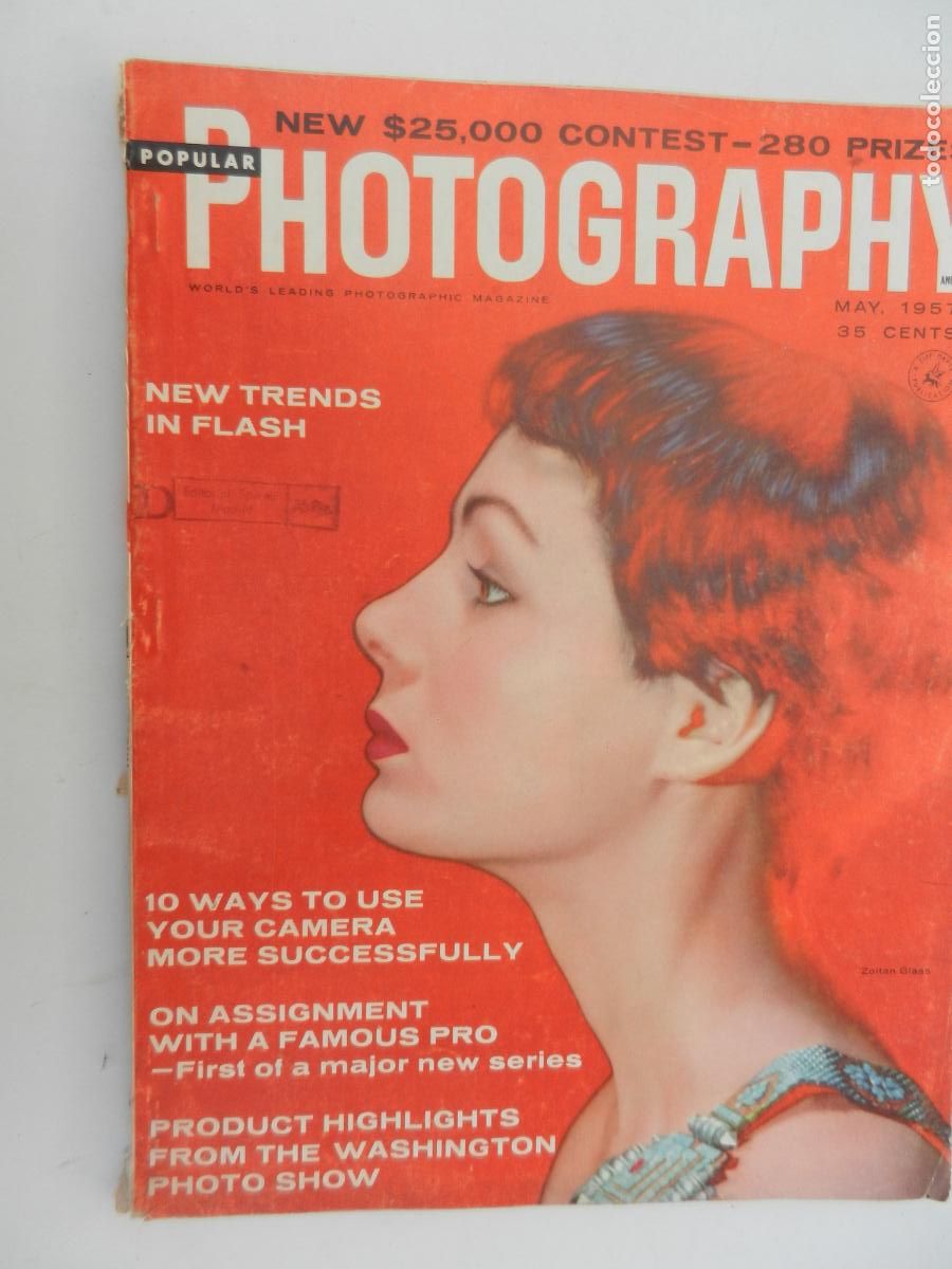 Collezionismo di Riviste e Giornali: PHOTOGRAPHY VOL 40 N&ordm; 5 -MAY 1957 - SNEW TRENDS IN FLASH