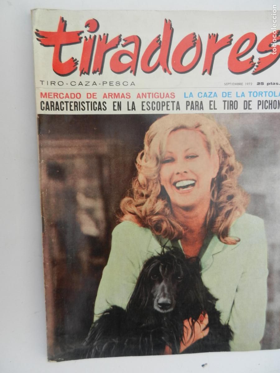 Collezionismo di Riviste e Giornali: TIRADORES - SEPTIEMBRE 1972 REVISTA TIRO-CAZA -PESCA - CARACTERISTICA ESCOPETA PARA TIRO PICHON