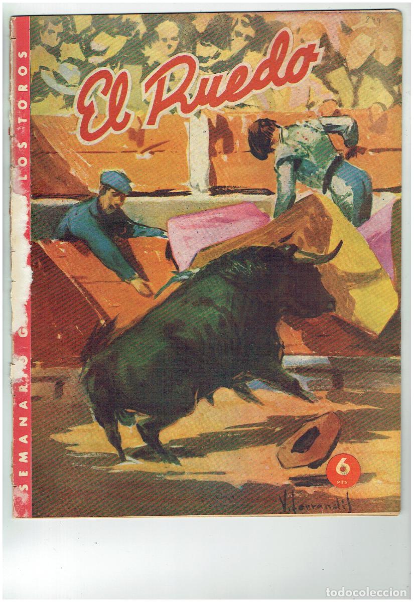 Colecionismo de Revistas e Jornais: EL RUEDO. N&ordm; 844. SEMANARIO GR&Aacute;FICO DE LOS TOROS. FRANCO, EN SAN SEBASTI&Aacute;N. 23/8/1960(ST/MG/B1)
