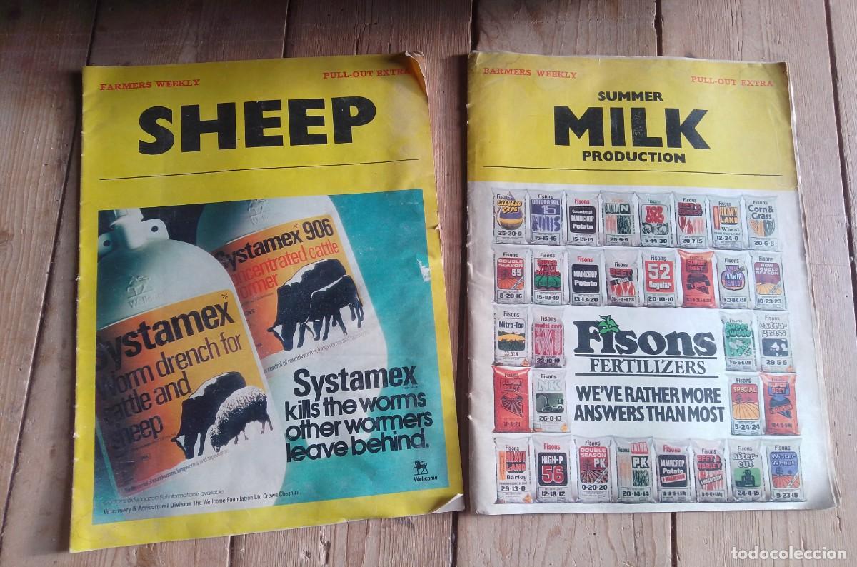 Coleccionismo de Revistas y Peri&oacute;dicos: Dos revistas Farmers Weekly. Agosto 1981 y Abril 1982. En ingl&eacute;s