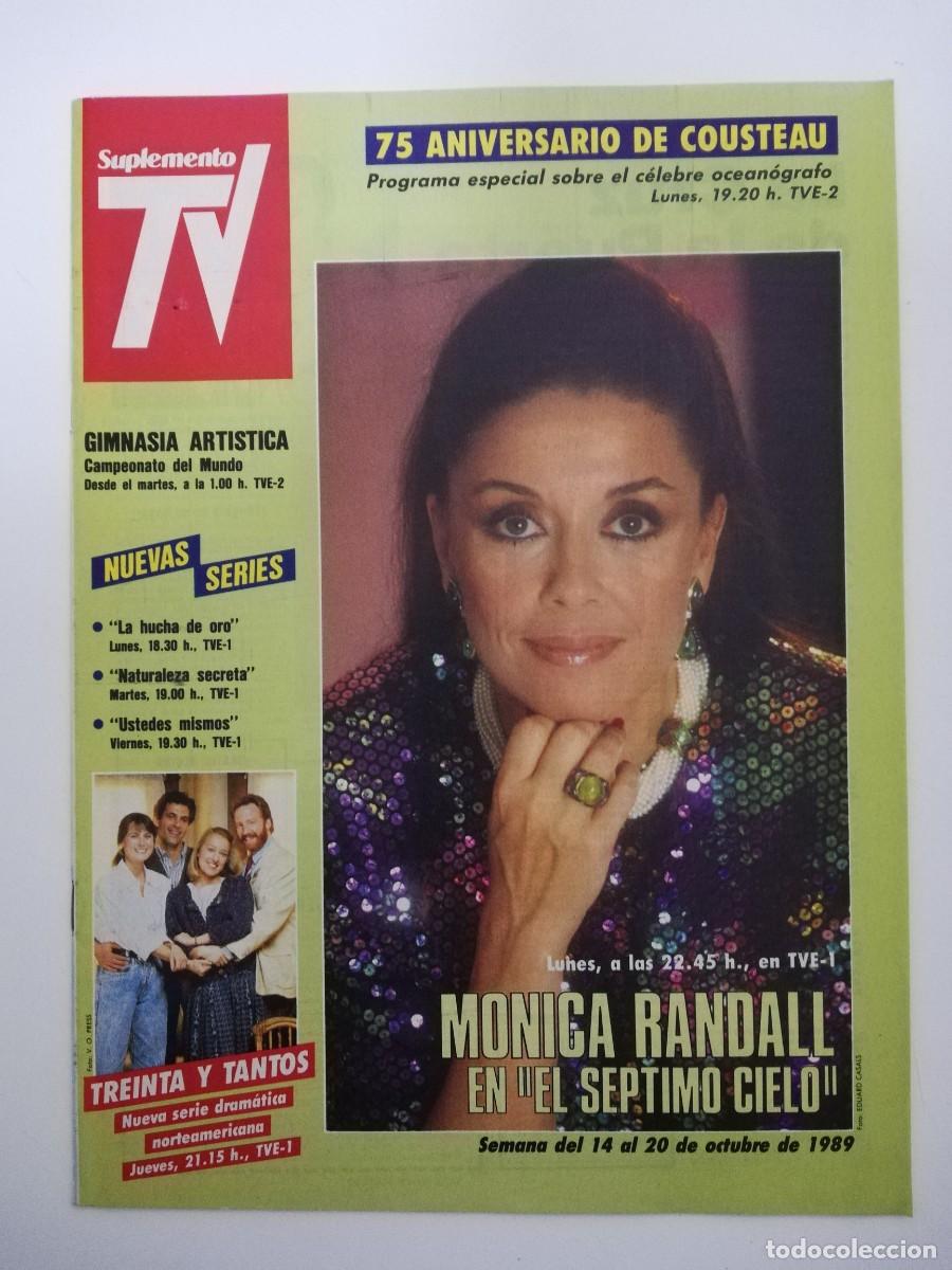Coleccionismo de Revistas y Peri&oacute;dicos: REVISTA SUPLEMENTO TV A&Ntilde;O 1989 N&ordm; 103 - MONICA RANDALL