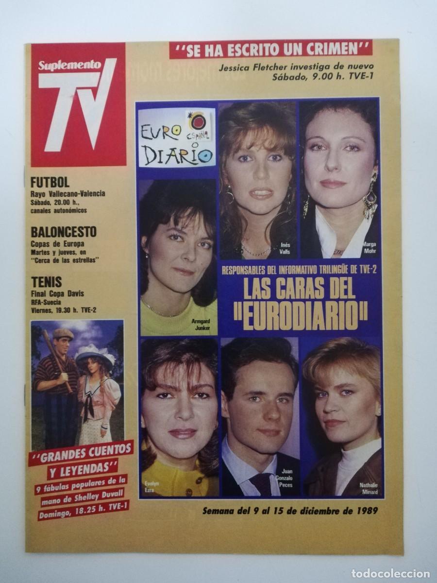 Collection Magazines and Newspapers: REVISTA SUPLEMENTO TV A&Ntilde;O 1989 N&ordm; 111 - LOS EUROINFORMADORES