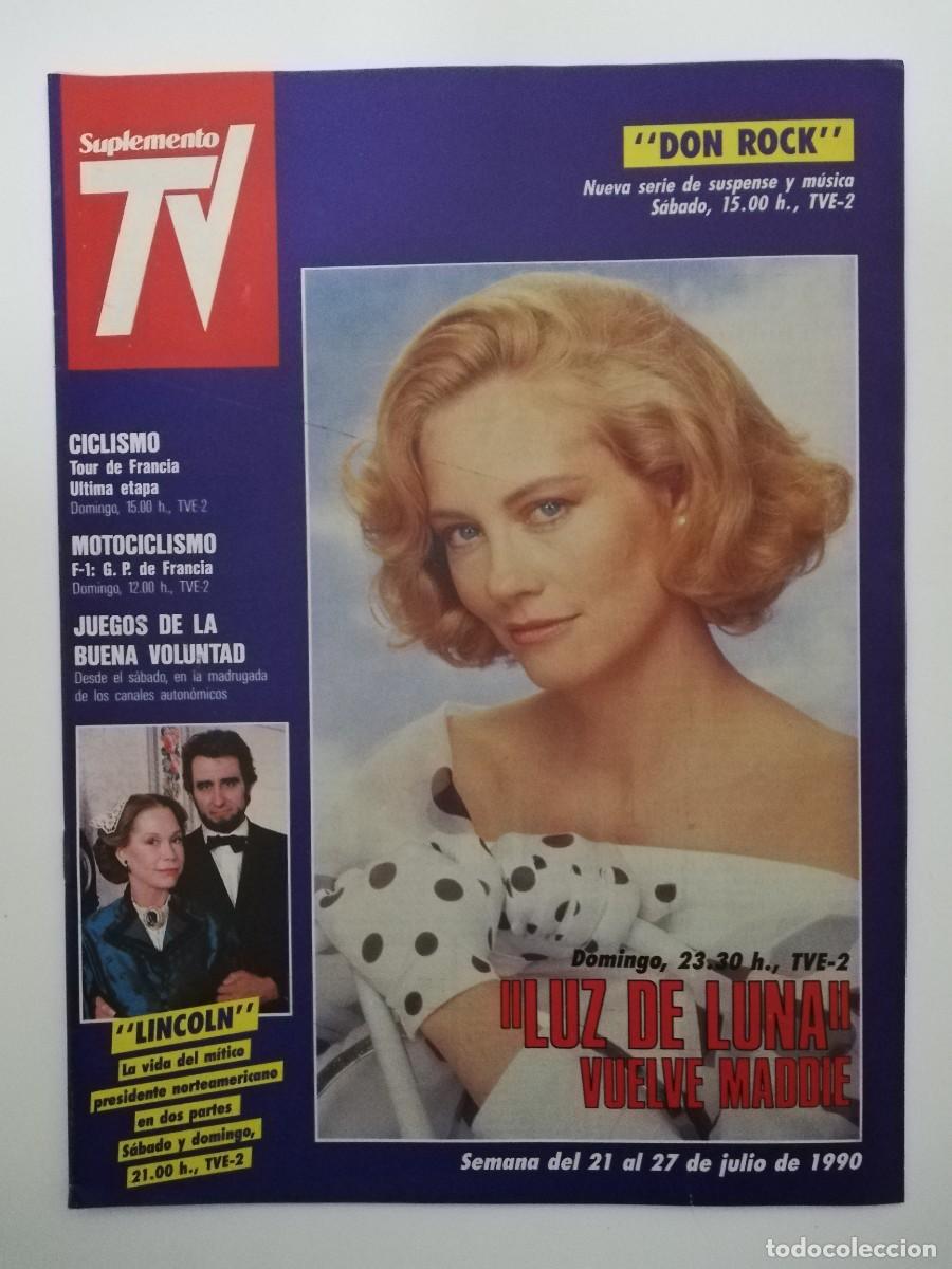 Collection Magazines and Newspapers: REVISTA SUPLEMENTO TV A&Ntilde;O 1990 N&ordm; 143 - LUZ DE LUNA - SAM WATERSON