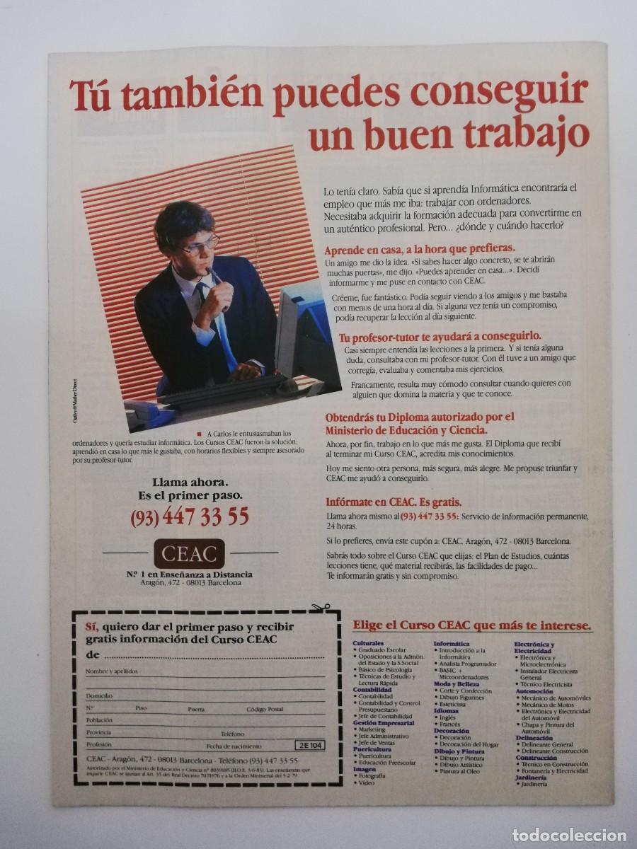 Coleccionismo de Revistas y Peri&oacute;dicos: REVISTA SUPLEMENTO TV A&Ntilde;O 1991 N&ordm; 173 - LYDIA BOSCH