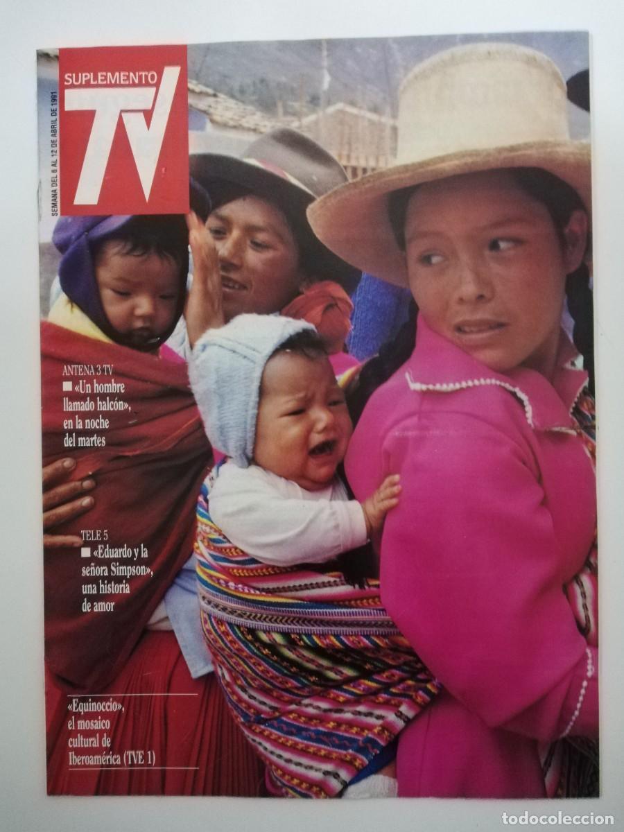 Coleccionismo de revistas y peri&oacute;dicos: REVISTA SUPLEMENTO TV A&Ntilde;O 1991 N&ordm; 180 - EQUINOCCIO