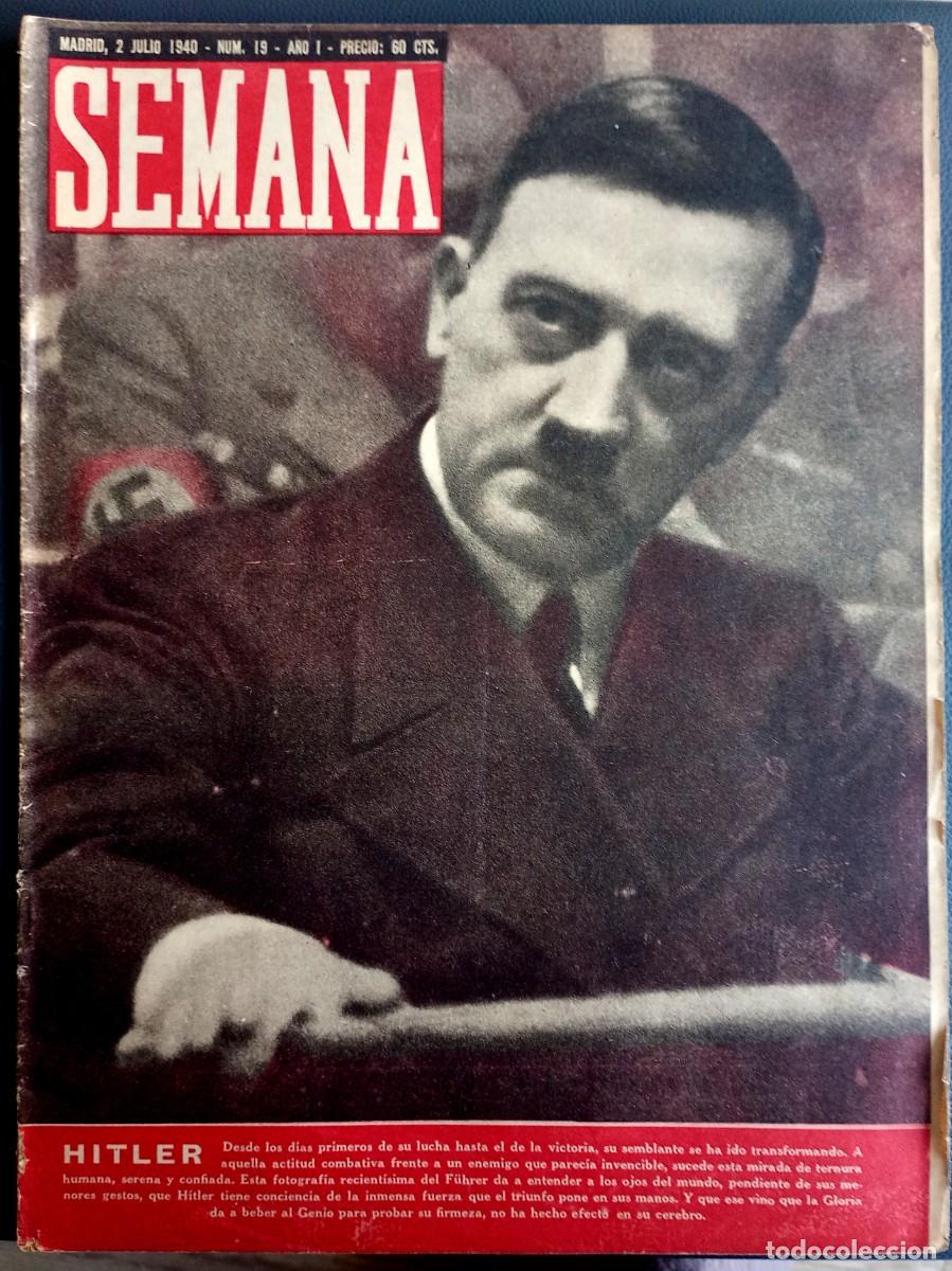 Coleccionismo de Revistas y Peri&oacute;dicos: Semana n&ordm; 19 . HItler . 1940