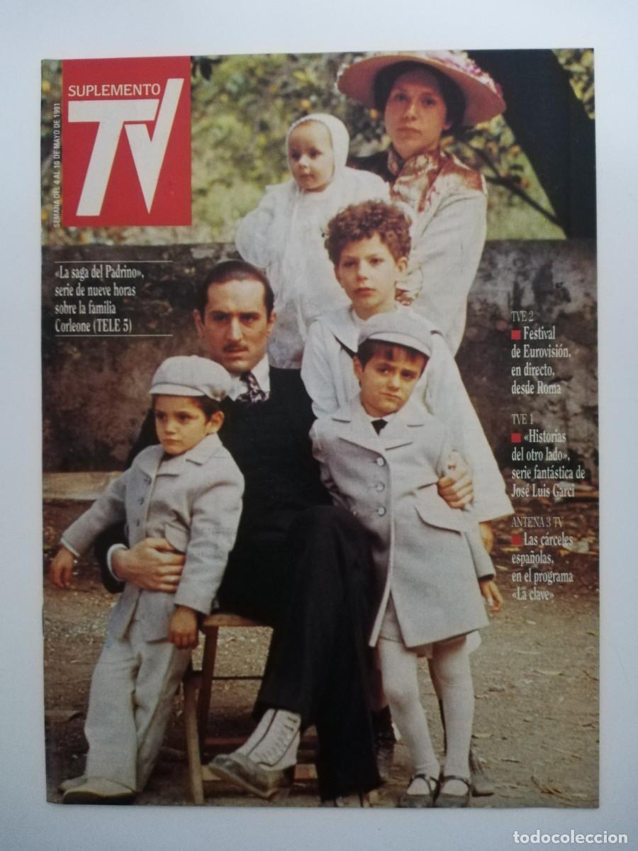 Sammeln von Zeitschriften und Zeitungen: REVISTA SUPLEMENTO TV A&Ntilde;O 1991 N&ordm; 184 - LOS CORLEONE