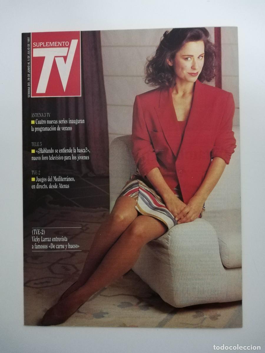 Sammeln von Zeitschriften und Zeitungen: REVISTA SUPLEMENTO TV A&Ntilde;O 1991 N&ordm; 192 - VICKY LARRAZ